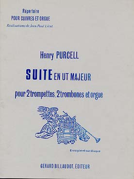 Illustration de Suite en ut M pour 2 trompettes, 2 trombones et orgue (tr. Lécot)