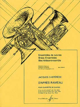 Illustration de D'après Rameau pour 2 trompettes, cor, trombone et tuba (C + P)