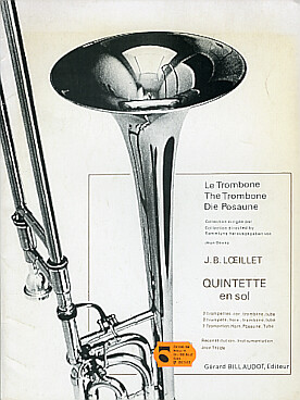 Illustration de Quintette en sol pour 2 trompettes, cor, trombone et tuba (tr. Thilde, C + P)