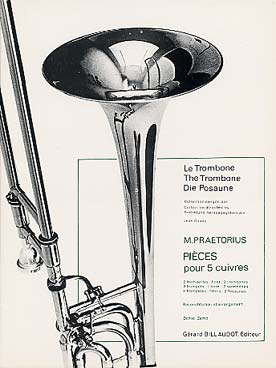 Illustration de Pièces pour 2 trompettes, cor et 2 trombones (tr. Zemp, C + P)