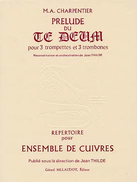 Illustration de Prélude du Te Deum pour 3 trompettes et 3 trombones (tr. Thilde)