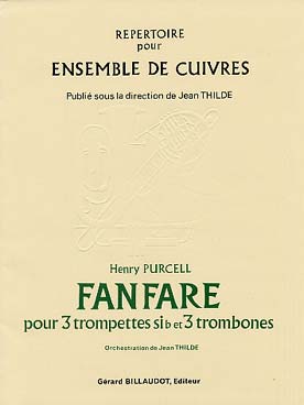 Illustration de Fanfare pour 3 trompettes et 3 trombones (tr. Thilde, C + P)