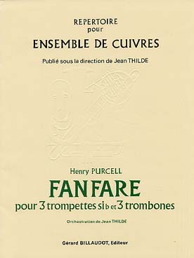 Illustration de Fanfare pour 3 trompettes et 3 trombones (tr. Thilde, C + P)