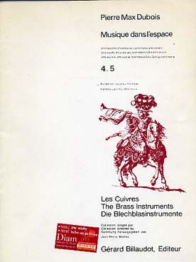 Illustration de Musique dans l'espace pour 4 trompettes, 4 trombones, contre-tuba et percussion conducteur