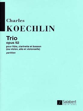 Illustration de Trio op. 92 pour flûte, clarinette et basson