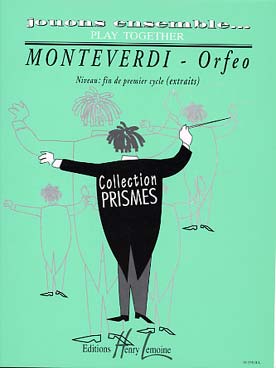 Illustration de Orfeo (extraits - collection Prismes) conducteur et parties séparées pour tous instruments (cordes, bois, cuivres, percussion, piano et guitare ad lib.)