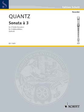 Illustration de Sonata à 3 pour 3 flûtes à bec alto