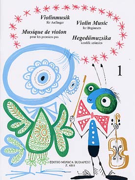 Illustration musique premiers pas violon vol. 1