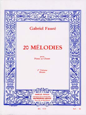 Illustration faure 60 melodies vol. 1 (mezzo-soprano)