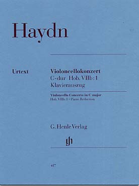 Illustration de Concerto pour violoncelle Hob. VIIb:1 en do M, réd. piano