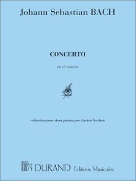 Illustration de Concerto en ré m BWV 1052 pour 2 pianos
