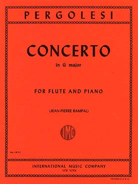Illustration de Concerto en sol M - éd. I.M.C. (rév. Rampal)