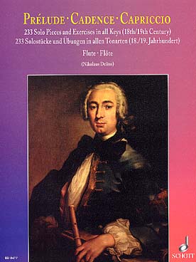 Illustration preludes, cadences et capriccios du 18e