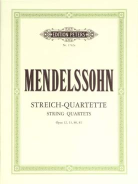 Illustration de Sämtliche streichquartette Vol. 1 : op. 12, 13, 80, 81