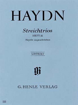 Illustration de Trios à cordes (éd. Henle) - Vol. 3