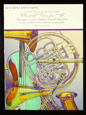 Illustration de CLASSICAL TRIOS FOR ALL, du baroque au 20e siècle (tr. W. Ryden) : Rameau, Beethoven, Schubert, Tchaïkovsky...