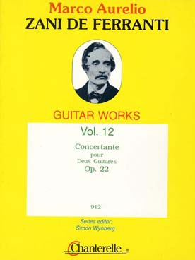 Illustration de Œuvres complètes pour guitare - Vol. 12 : Concertante op. 22