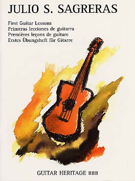 Illustration de Leçons de guitare - 1res Leçons (éd. Chanterelle)