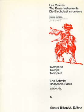 Illustration de Rhapsodia sacra pour trompette et orgue