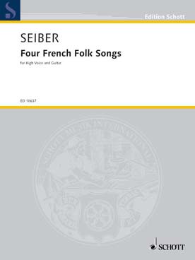 Illustration de 4 French songs (tr. Bream)