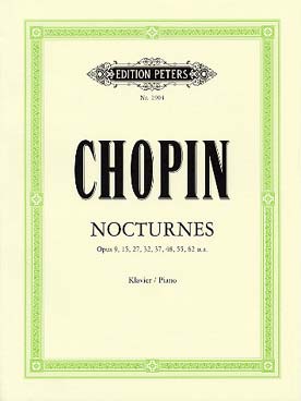 Illustration de Œuvres pour piano (éd. Peters) - Vol. 4 : Nocturnes
