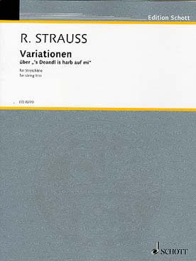 Illustration de Variations pour trio à cordes