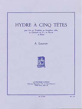 Illustration de Hydre à 5 têtes pour cor ou trombone ou saxophone ou clarinette ou basson ou cor