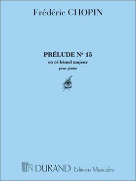 Illustration de Prélude op. 28 N° 15 "La goutte d'eau" - éd. Durand