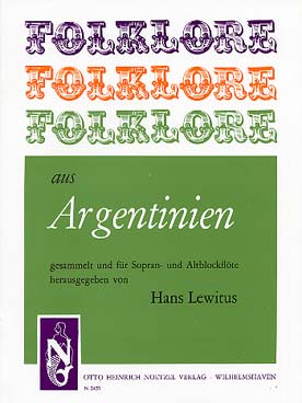 Illustration de Folklore argentin (soprano et alto)