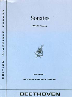 Illustration de Sonates (éd. Durand) - Vol. 1