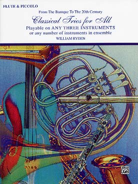 Illustration de CLASSICAL TRIOS FOR ALL, du baroque au 20e siècle (tr. W. Ryden) : Rameau, Beethoven, Schubert, Tchaïkovsky...