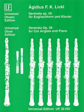 Illustration lickl serenade op. 58 pour cor anglais