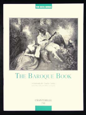 Illustration de BAROQUE BOOK (EGTA series) : œuvres de Bach, Logy, Reusner, de Visée, Abel, Sanz, Grénerin, Jelínek, Brescianello, Kellner, Telemann, Roncalli, Weiss...