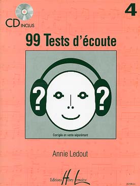 Illustration de 99 Tests d'écoute - Vol. 4 : livre de l'élève avec CD