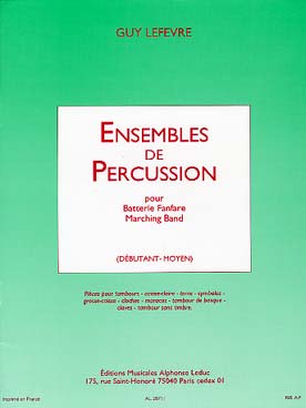 Illustration de Ensembles de percussions pour batterie fanfare, marching band