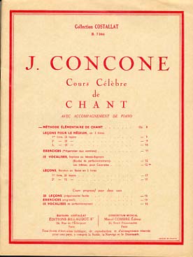 Illustration de Méthode élémentaire de chant op. 8