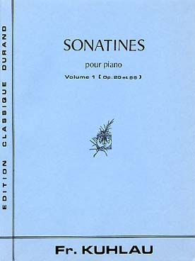Illustration de Sonatines (éd. Durand) - Vol. 1 : op. 20 et 55
