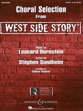 Illustration bernstein choral select. west side story