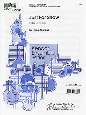 Illustration de Just for show pour quatuor de saxos AATB