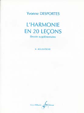 Illustration de Traité d'harmonie en 20 leçons - Réalisation devoirs supplémentaires