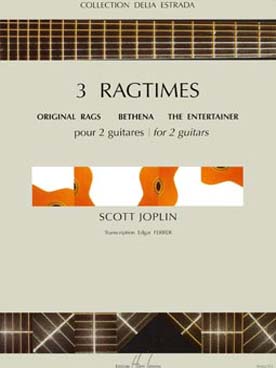 Illustration de 3 Ragtimes : Original rags - Bethena - The Entertainer (tr. E. Ferrer)