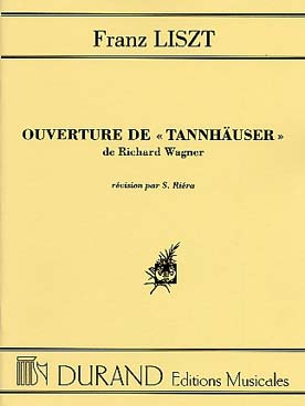 Illustration de Tannhauser ouverture (tr. Liszt et rév. Riera)