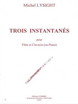 Illustration de 3 Instantanés pour flûte et clavecin (ou piano)   