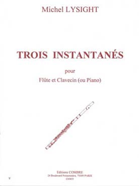 Illustration de 3 Instantanés pour flûte et clavecin (ou piano)