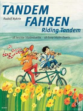 Illustration de Tandem fahren, 18 duos faciles