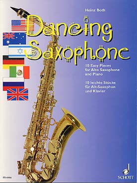 Illustration de Dancing saxophone, 10 pièces faciles