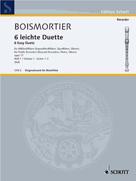 Illustration boismortier leichte duette op. 17 vol. 1