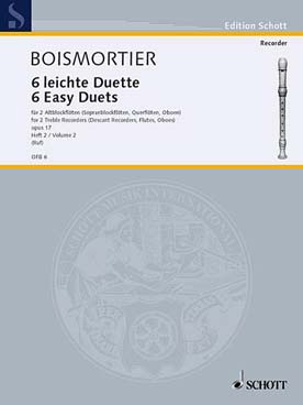 Illustration boismortier leichte duette op. 17 vol. 2