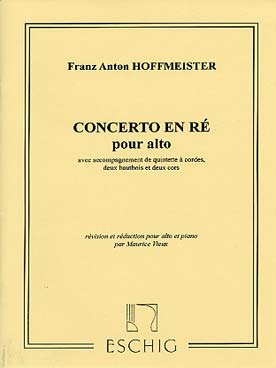 Illustration de Concerto en ré M - éd. Max Eschig