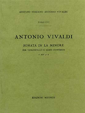 Illustration de Sonate F XIV N° 3 (RV 43) en la min